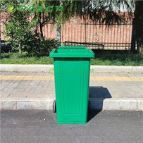 240L lauko cinkuotų šiukšlių dėžė