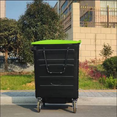 Industrial Metal Trash Can